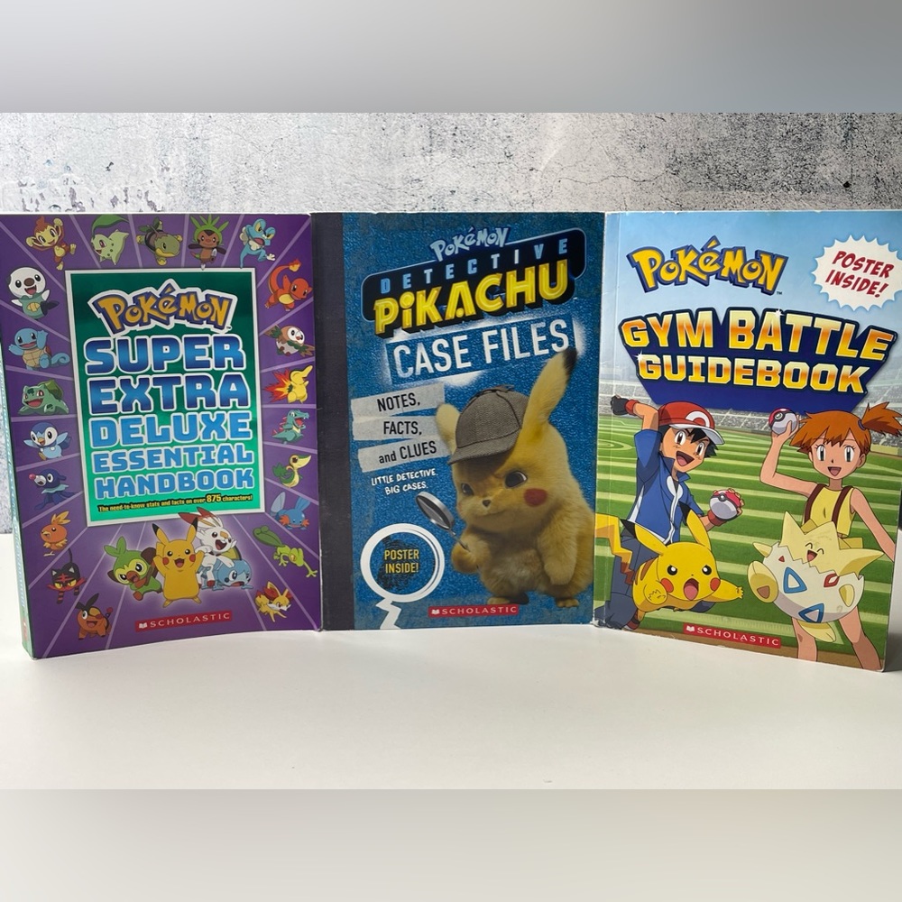 A lot of Pokémon books